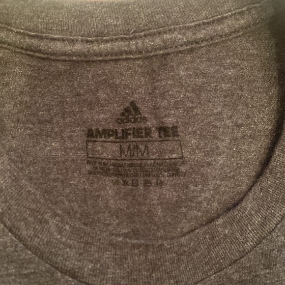 Adidas - Amplifier Short Sleeve Grey/Black T-Shirt (M) - Picture 3 of 3